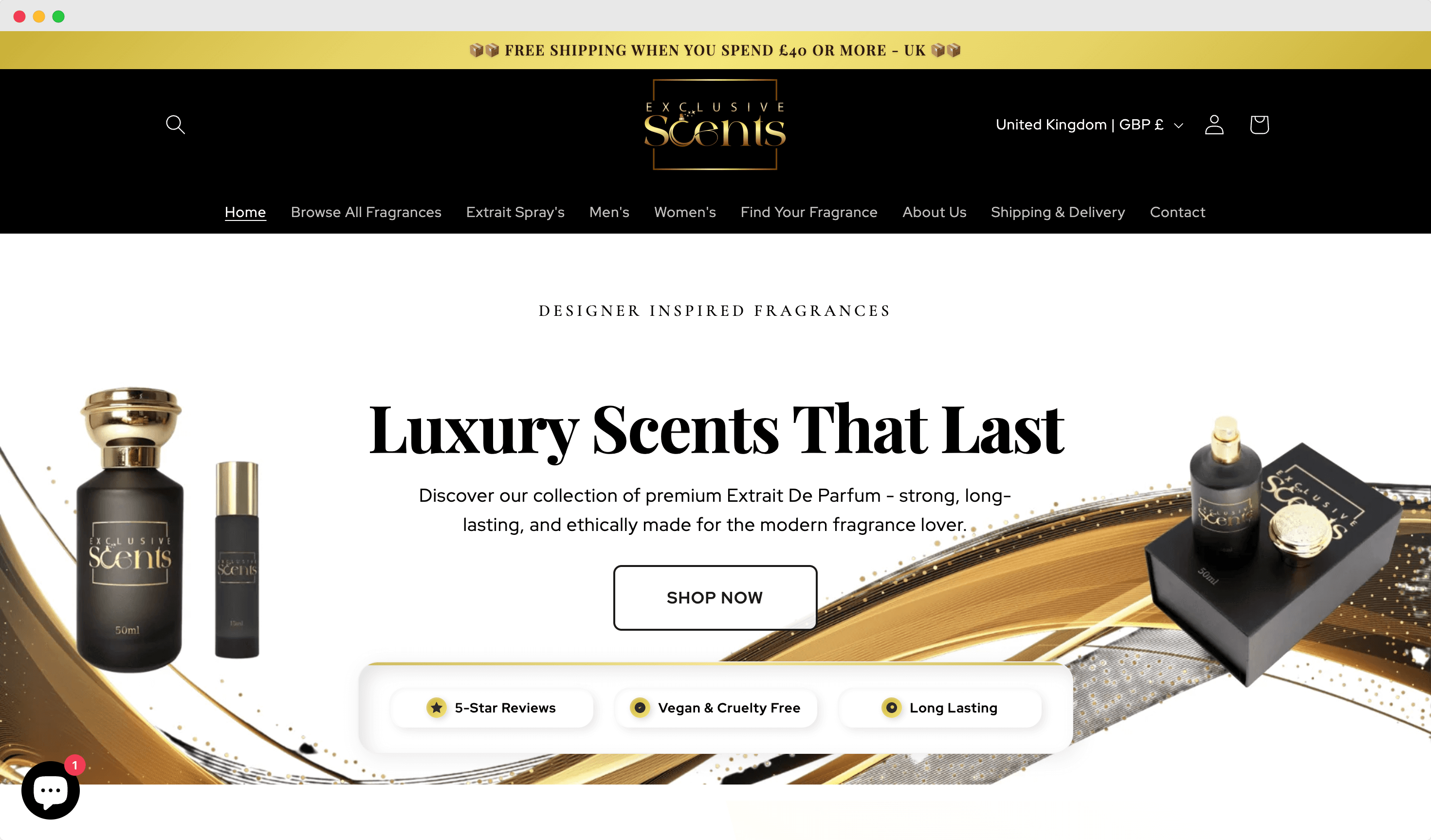 Exclusive Scents E-commerce Success Story